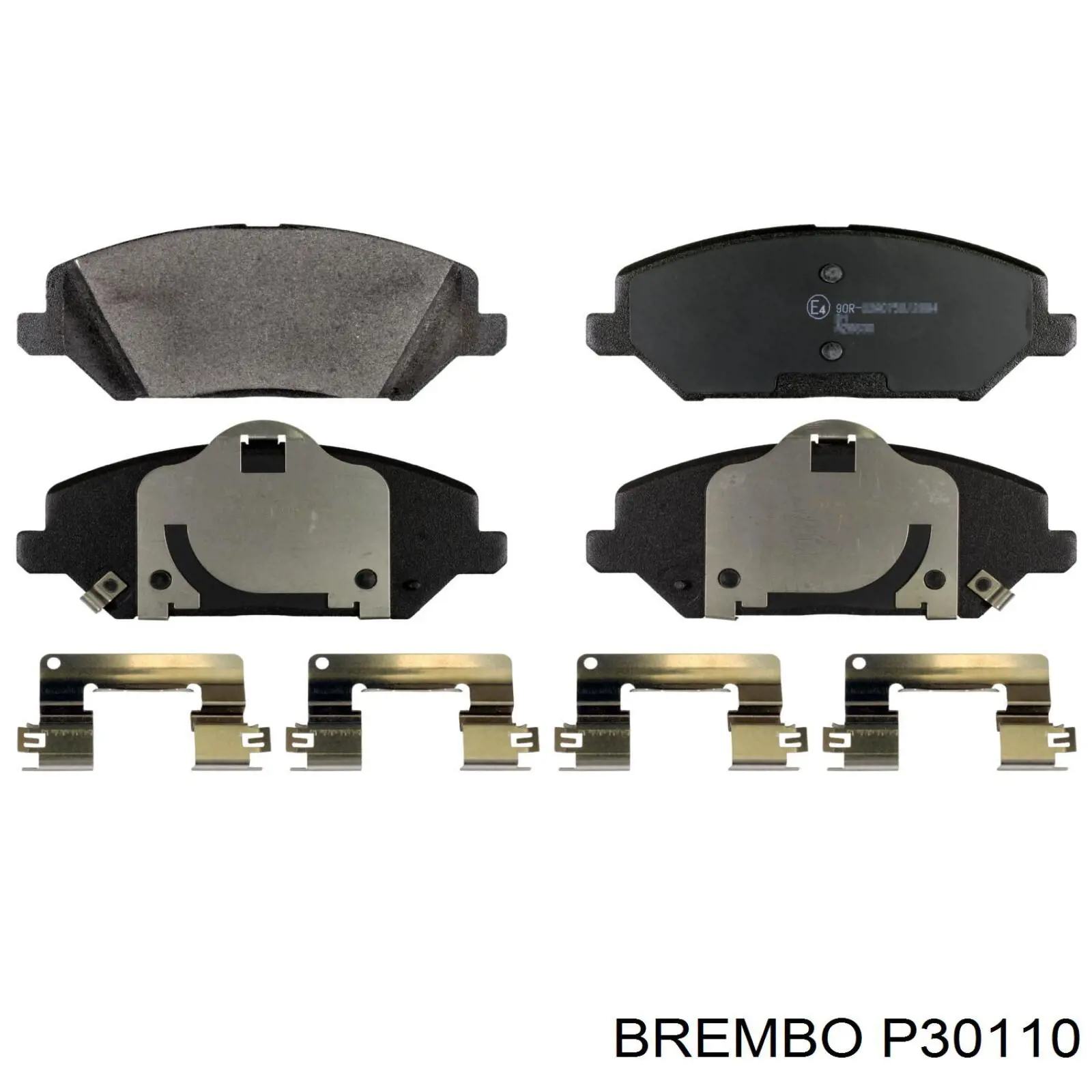Klocki hamulcowe przednie tarczowe Brembo P30110 cena, od 43,98 USD