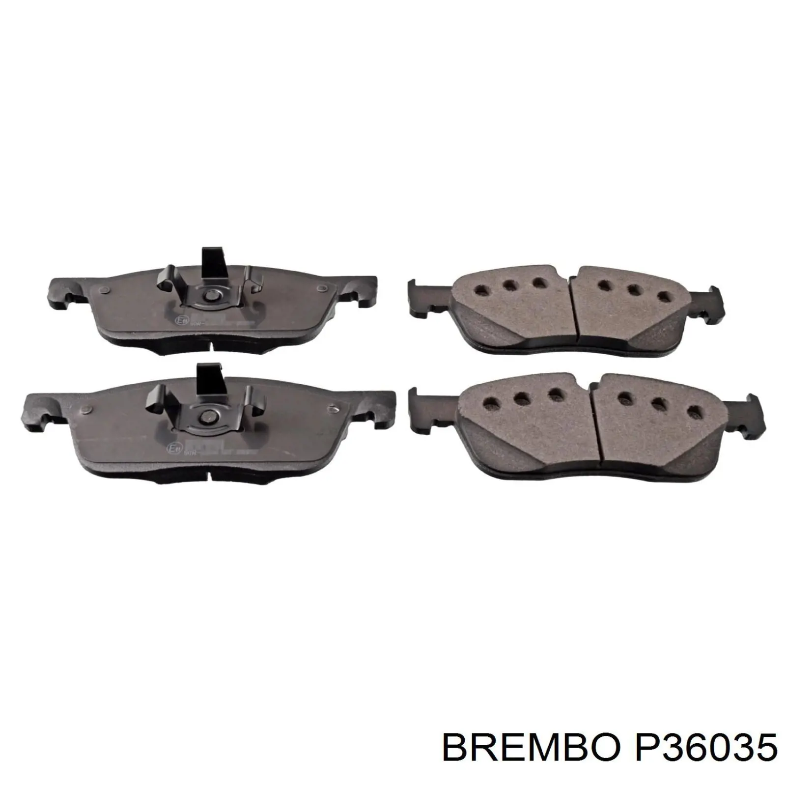 Klocki hamulcowe przednie tarczowe Brembo P36035 cena, od 56,14 USD