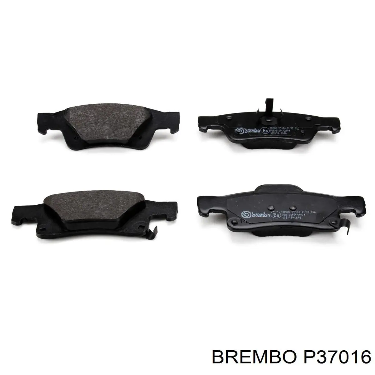 Okładziny (klocki) do hamulców tarczowych tylne Brembo P37016 cena, od 29,43 USD