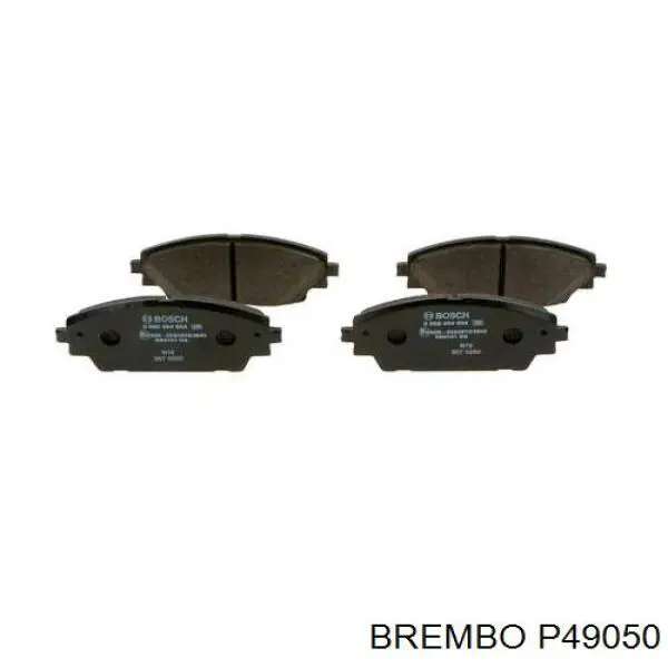 Klocki hamulcowe przednie tarczowe Brembo P49050 cena, od 27,00 USD
