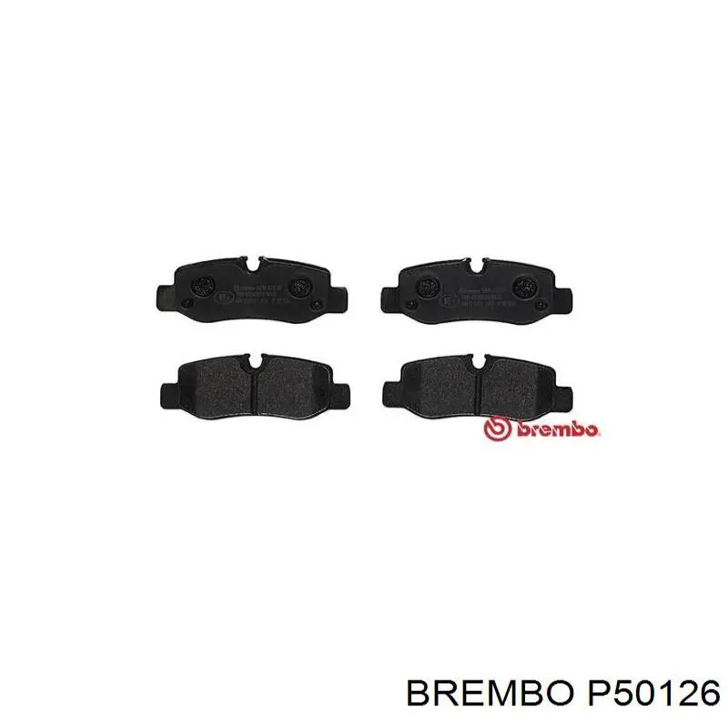 Okładziny (klocki) do hamulców tarczowych tylne Brembo P50126 cena, od 26,11 USD