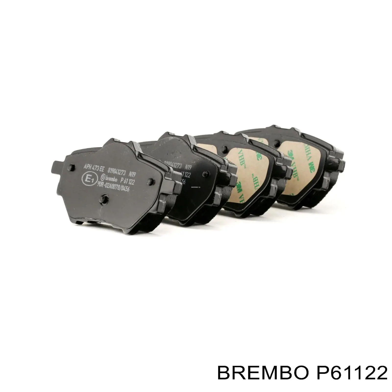 Okładziny (klocki) do hamulców tarczowych tylne Brembo P61122 cena, od 27,17 USD