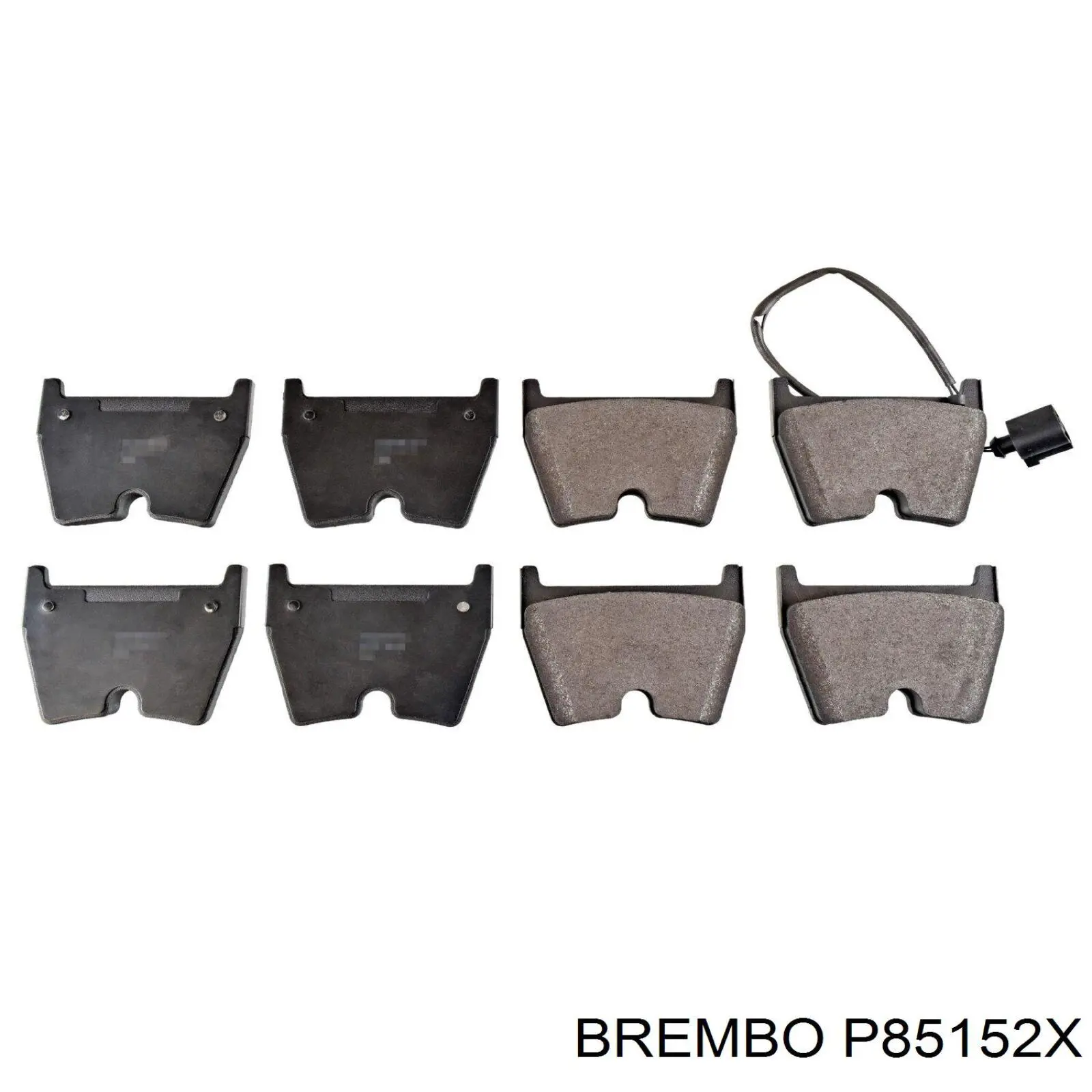 Klocki hamulcowe przednie tarczowe Brembo P85152X cena, od 87,40 USD