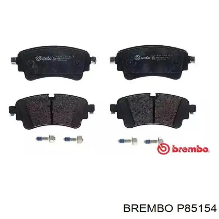 Okładziny (klocki) do hamulców tarczowych tylne Brembo P85154 cena, od 34,22 USD