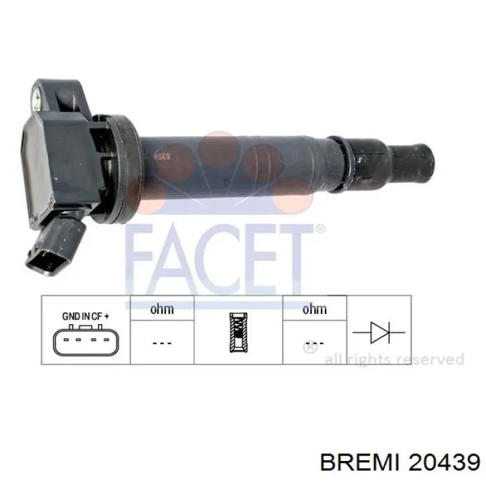 Do koszyka 20439 Bremi Cewka zapłonowa