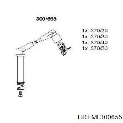 Zestaw przewodów wysokiego napięcia Bremi 300655 cena, od 26,97 USD
