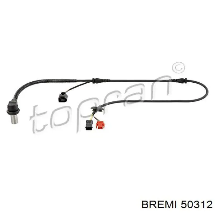 Do koszyka 50312 Bremi Czujnik ABS przedni