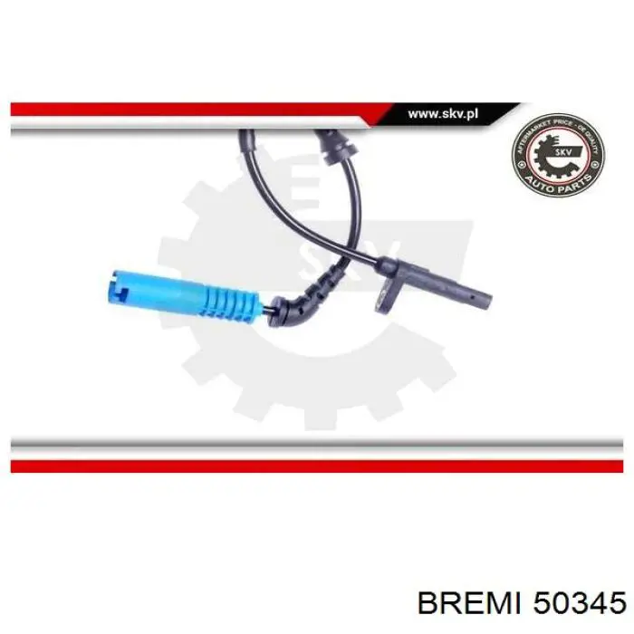 Do koszyka 50345 Bremi Czujnik ABS tylny