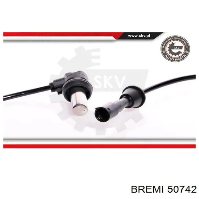 Do koszyka 50742 Bremi Czujnik ABS przedni