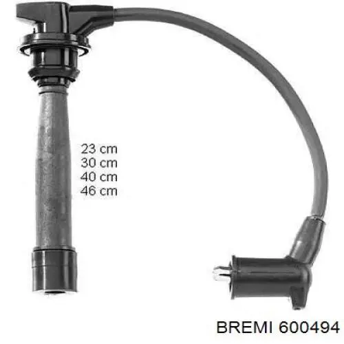 Zestaw przewodów wysokiego napięcia 600494 Bremi
