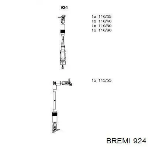 Zestaw przewodów wysokiego napięcia Bremi 924 cena, od 42,89 USD