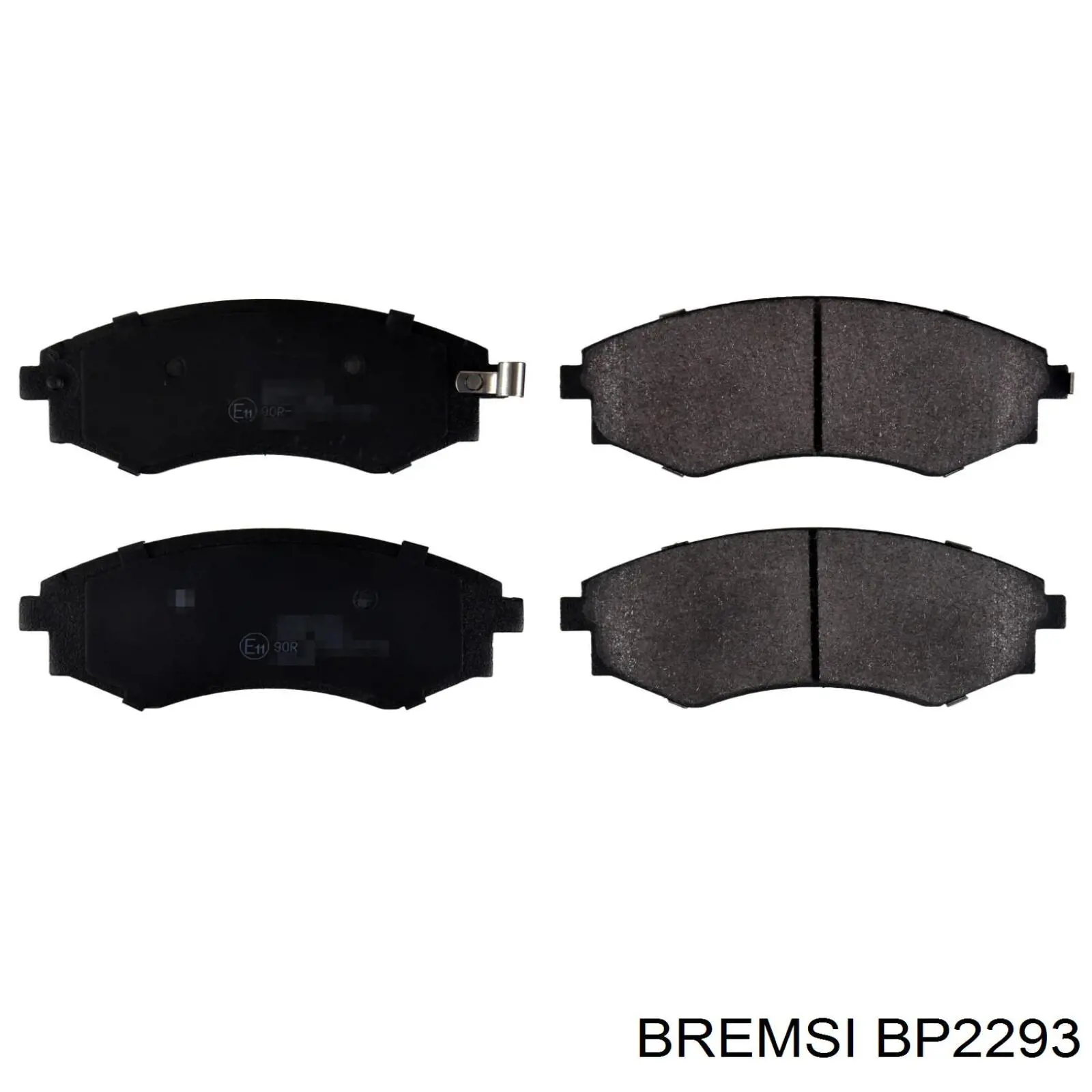 Klocki hamulcowe przednie tarczowe Bremsi BP2293 cena, od 15,67 USD