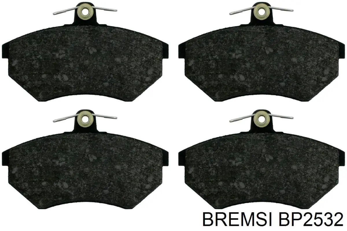 Klocki hamulcowe przednie tarczowe Bremsi BP2532 cena, od 23,06 USD