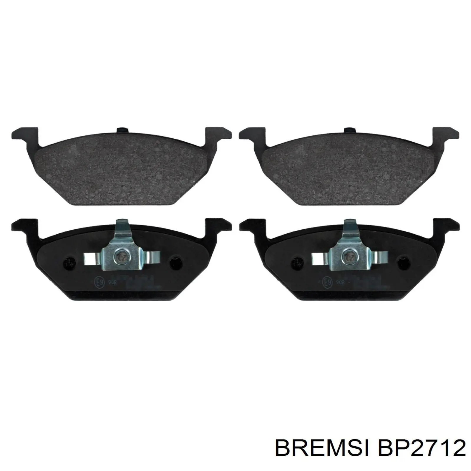 Klocki hamulcowe przednie tarczowe Bremsi BP2712 cena, od 25,40 USD