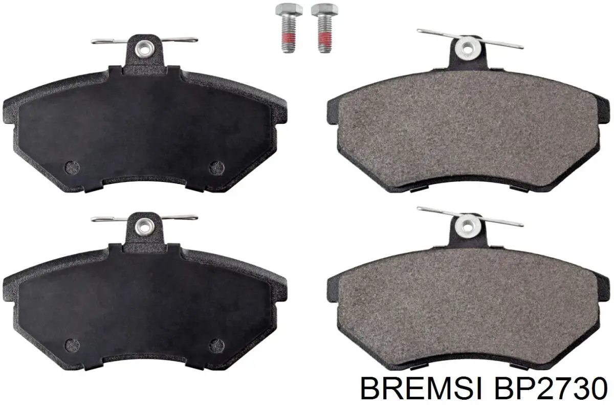 Klocki hamulcowe przednie tarczowe Bremsi BP2730 cena, od 21,96 USD