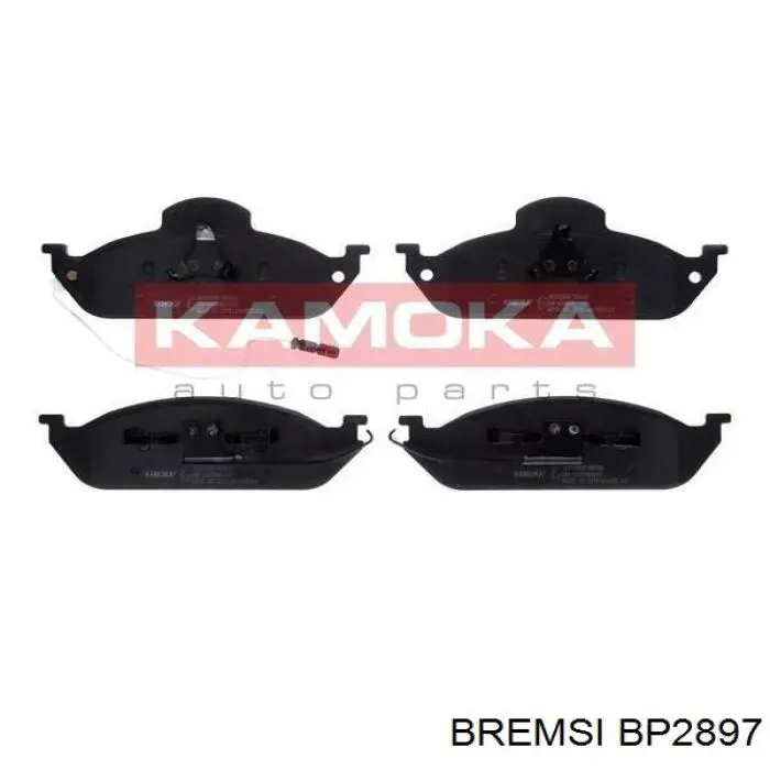 Klocki hamulcowe przednie tarczowe Bremsi BP2897 cena, od 37,89 USD