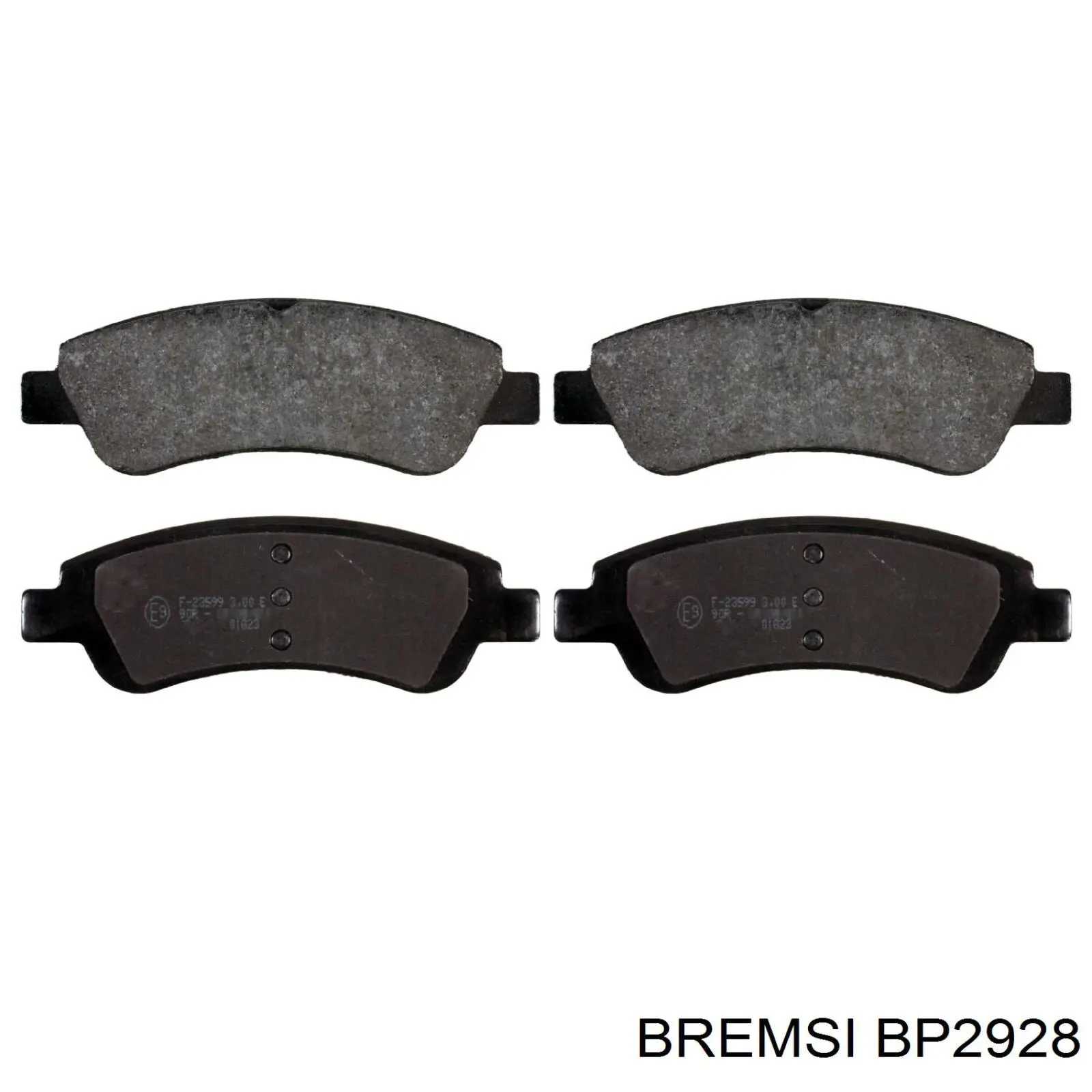 Klocki hamulcowe przednie tarczowe Bremsi BP2928 cena, od 25,37 USD
