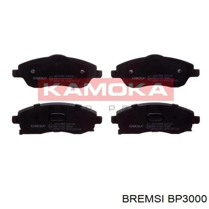 Klocki hamulcowe przednie tarczowe Bremsi BP3000 cena, od 22,65 USD