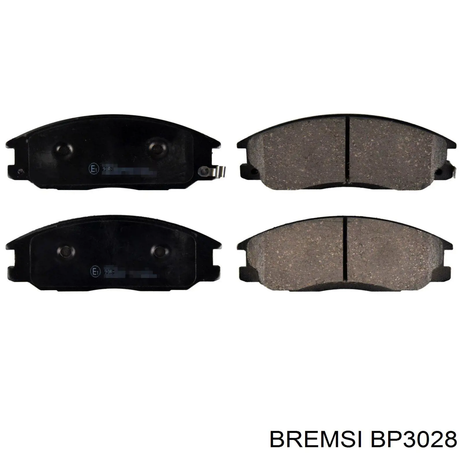 BP3028 Bremsi Klocki hamulcowe przednie tarczowe