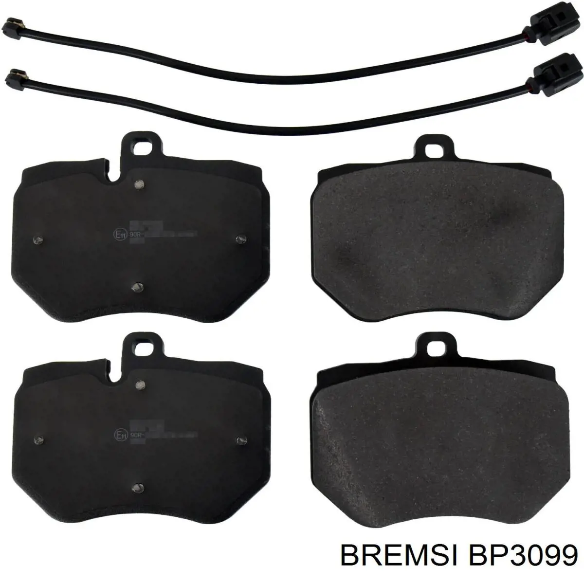 Klocki hamulcowe przednie tarczowe Bremsi BP3099 cena, od 44,84 USD