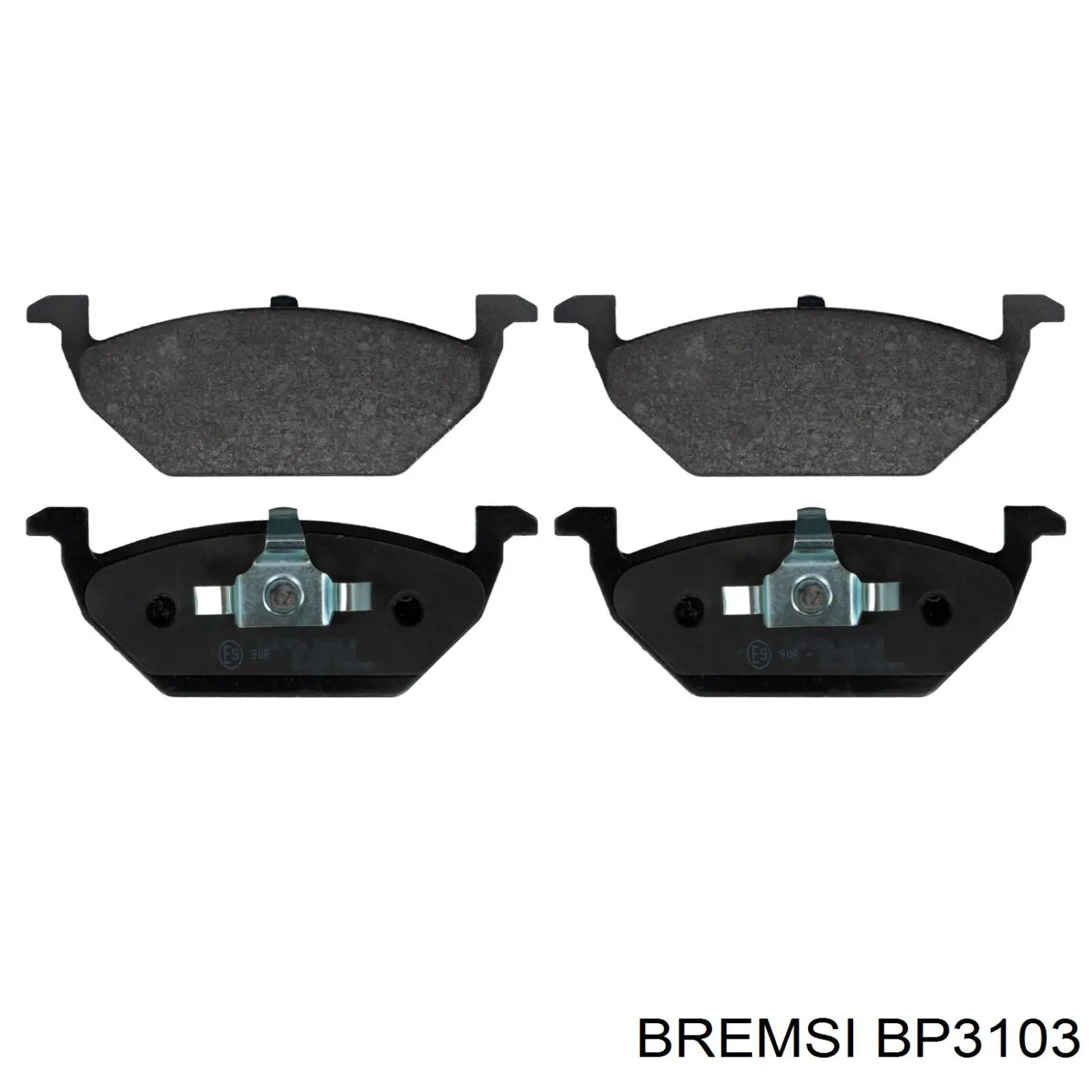 Klocki hamulcowe przednie tarczowe Bremsi BP3103 cena, od 30,77 USD