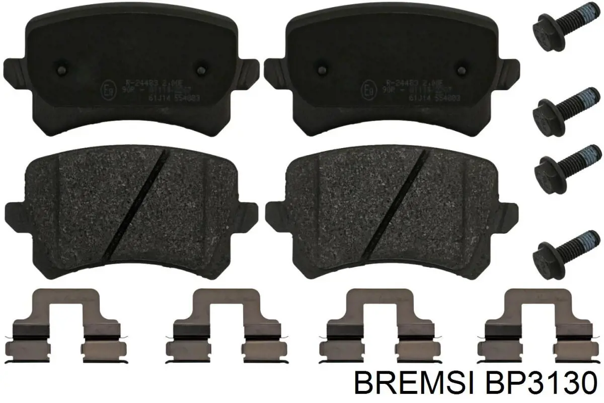 BP3130 Bremsi Okładziny (klocki) do hamulców tarczowych tylne