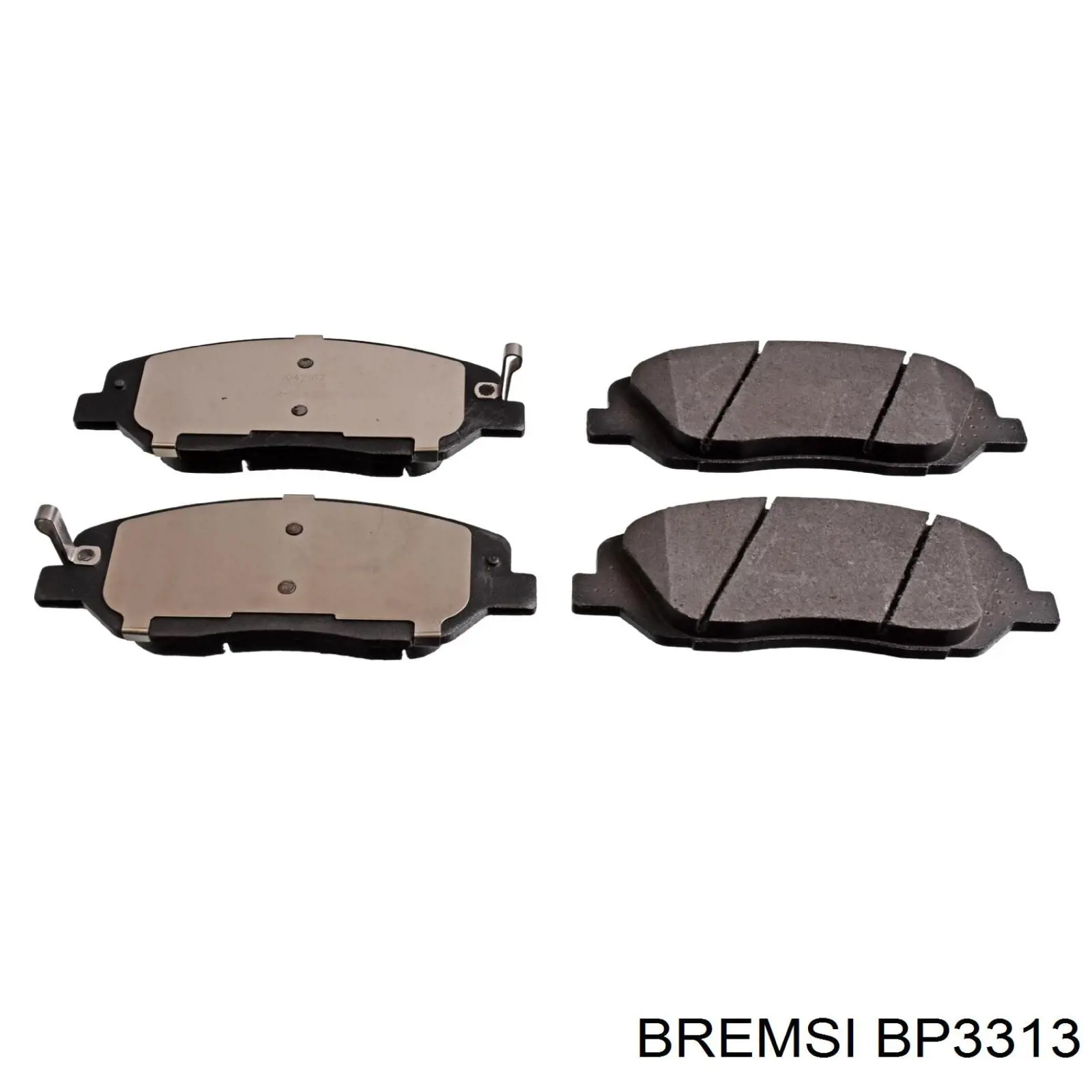 Klocki hamulcowe przednie tarczowe Bremsi BP3313 cena, od 25,49 USD