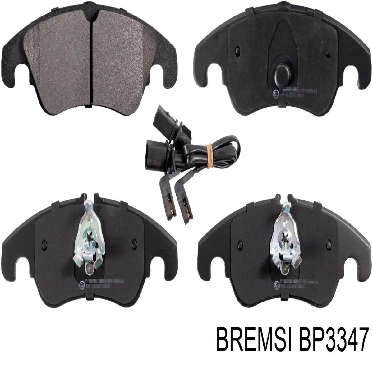 Klocki hamulcowe przednie tarczowe Bremsi BP3347 cena, od 37,39 USD