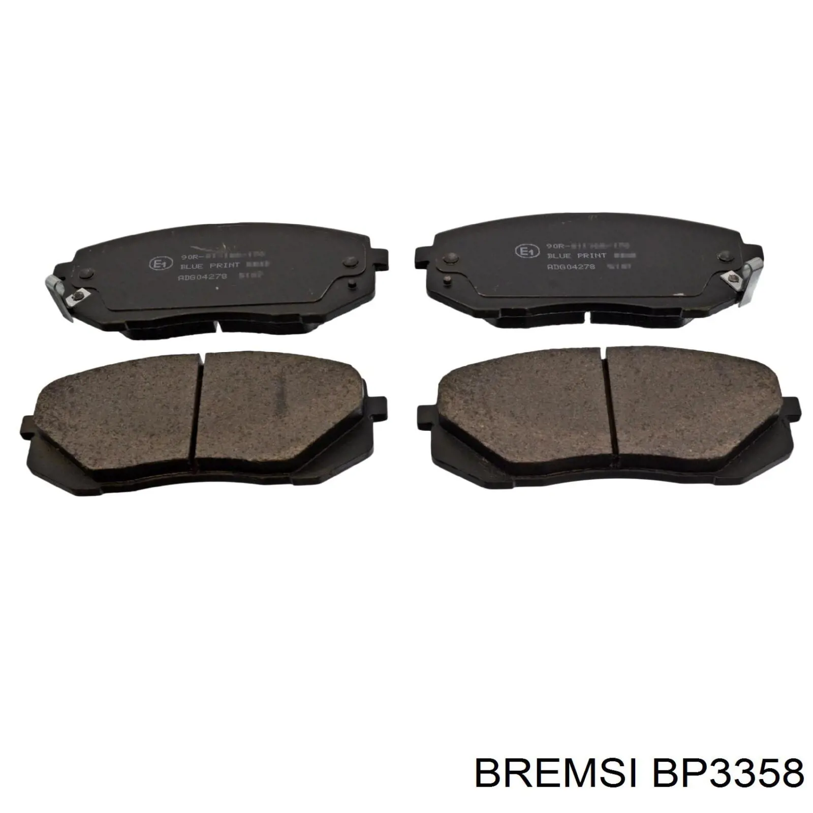 BP3358 Bremsi Klocki hamulcowe przednie tarczowe