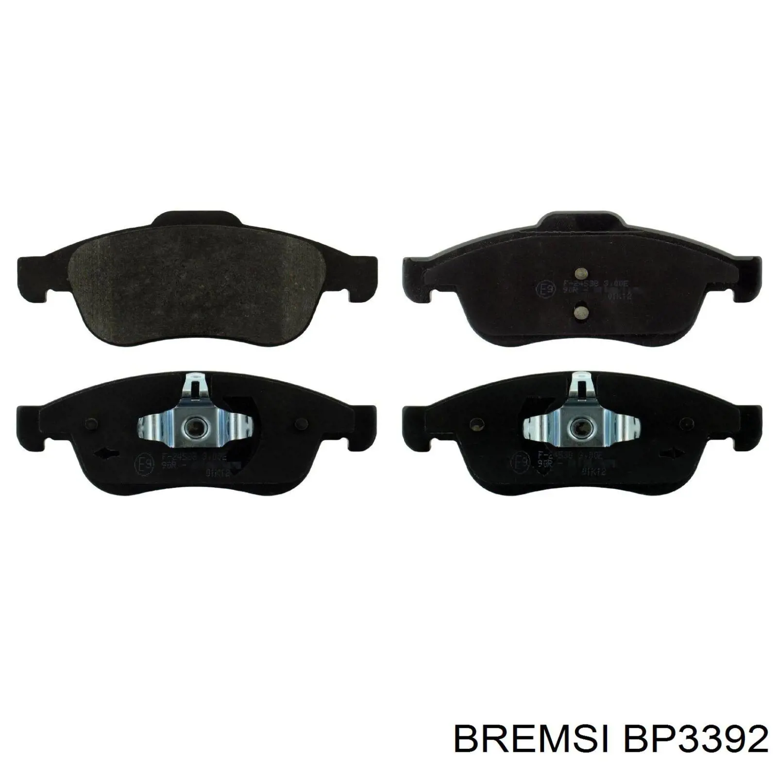 BP3392 Bremsi Klocki hamulcowe przednie tarczowe