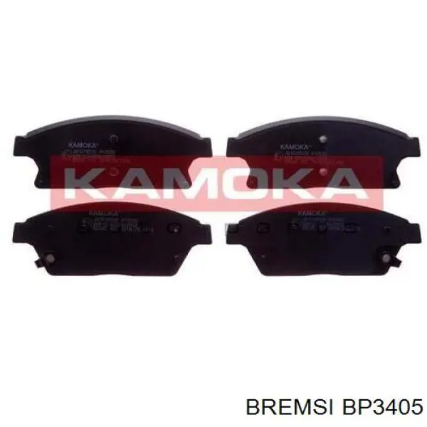Klocki hamulcowe przednie tarczowe Bremsi BP3405 cena, od 27,27 USD