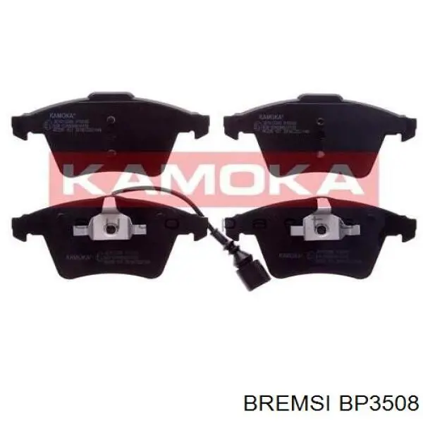 Klocki hamulcowe przednie tarczowe Bremsi BP3508 cena, od 35,11 USD
