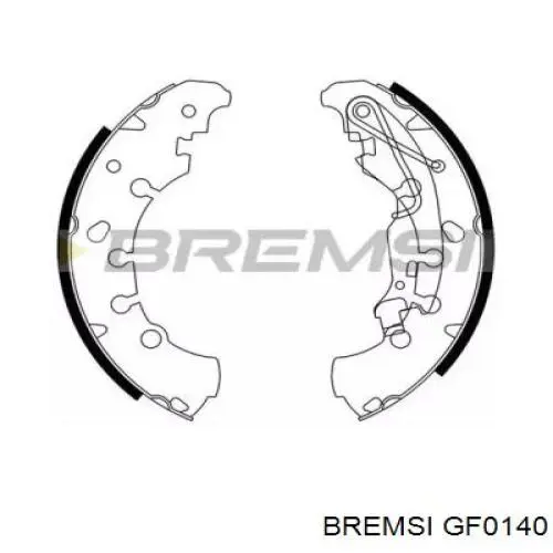 GF0140 Bremsi klocki hamulcowe tylne bębnowe