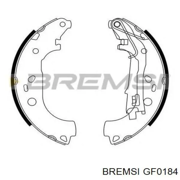 Klocki hamulcowe tylne bębnowe Bremsi GF0184 cena, od 27,17 USD