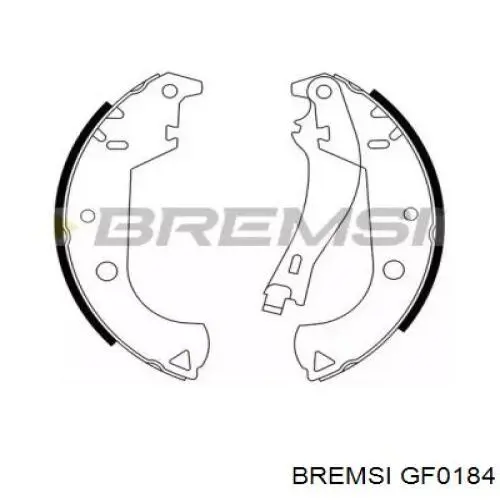 GF0184 Bremsi Klocki hamulcowe tylne bębnowe
