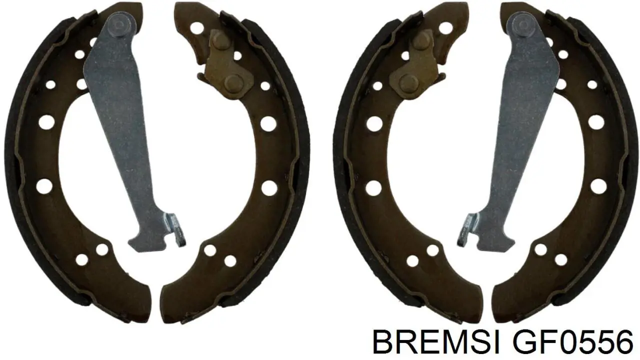 Klocki hamulcowe tylne bębnowe Bremsi GF0556 cena, od 25,98 USD