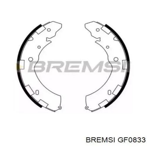 GF0833 Bremsi Klocki hamulcowe tylne bębnowe