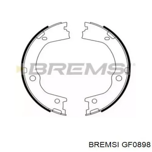 GF0898 Bremsi klocki hamulca ręcznego