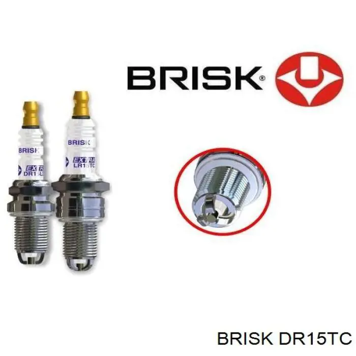 Świeca zapłonowa Brisk DR15TC cena, od 7,26 USD