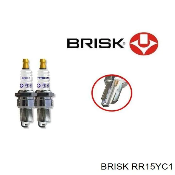 Do koszyka RR15YC1 Brisk Świeca zapłonowa
