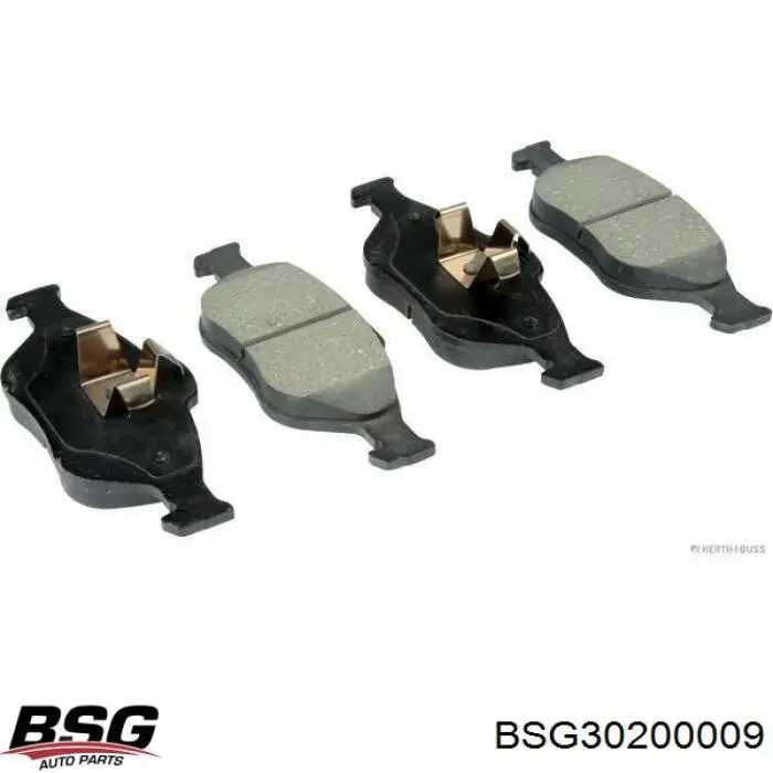 Do koszyka BSG30200009 BSG Klocki hamulcowe przednie tarczowe