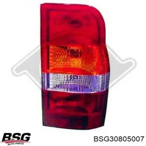 Lampa zespolona tylna prawa BSG BSG30805007 cena, od 28,77 USD
