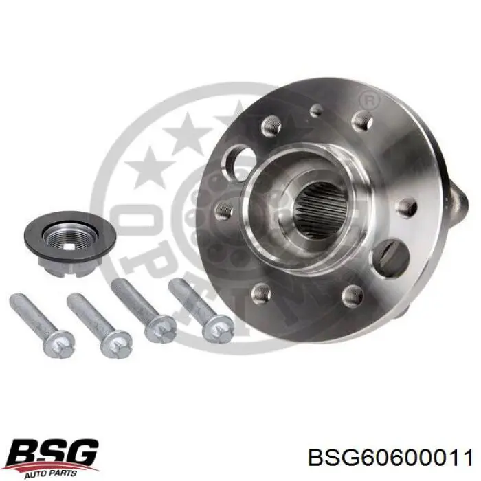 Piasta tylna BSG BSG60600011 cena, od 103,49 USD