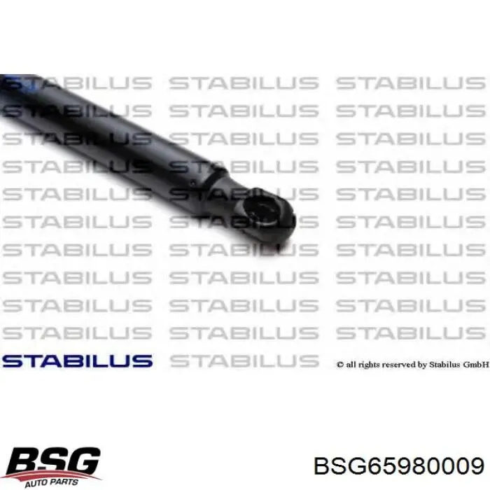 Amortyzator klapy bagażnika (3/5 drzwi-tylnych) BSG BSG65980009 cena, od 15,22 USD