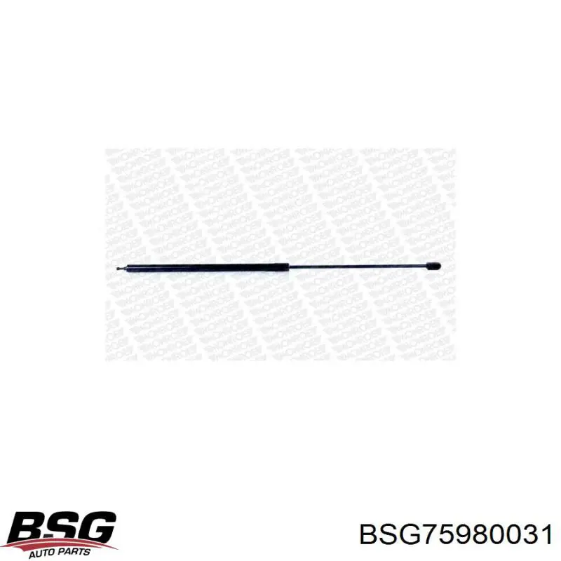 Do koszyka BSG75980031 BSG Amortyzator maski