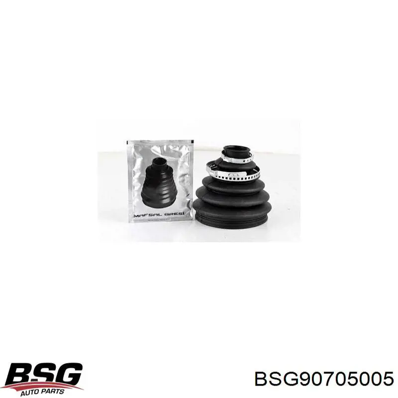 Do koszyka BSG90705005 BSG Osłona przegubu półosi tylnej zewnętrzna