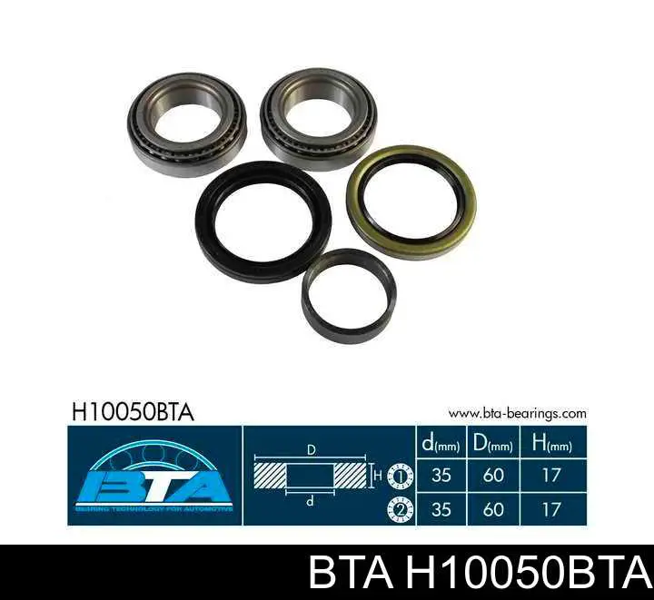 Łożysko piasty przedniej BTA H10050BTA cena, od 15,19 USD