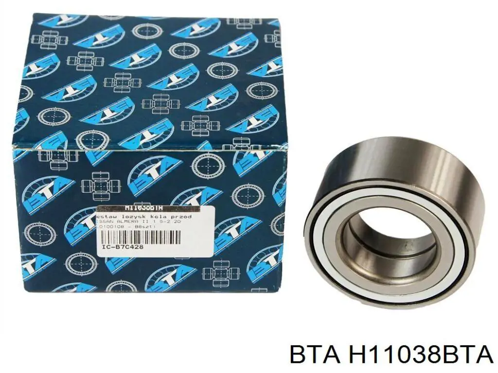 Do koszyka H11038BTA BTA Łożysko piasty przedniej