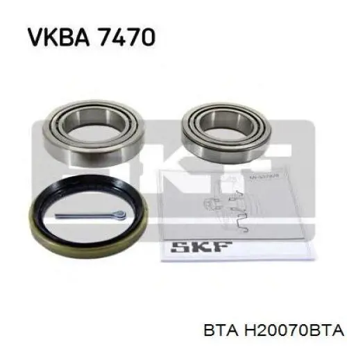 Lożysko piasty tylnej BTA H20070BTA cena, od 44,28 USD