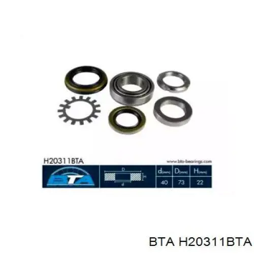 Do koszyka 5281043000 Hyundai/Kia Lożysko piasty tylnej